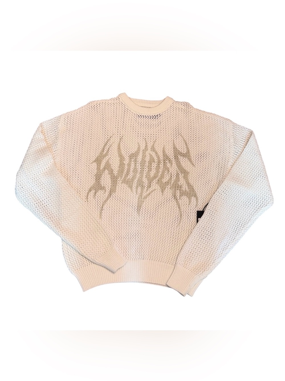 Archive Streetwear Darc Sport Original Vanity Knit Crew Cream M 226/1000 NWT